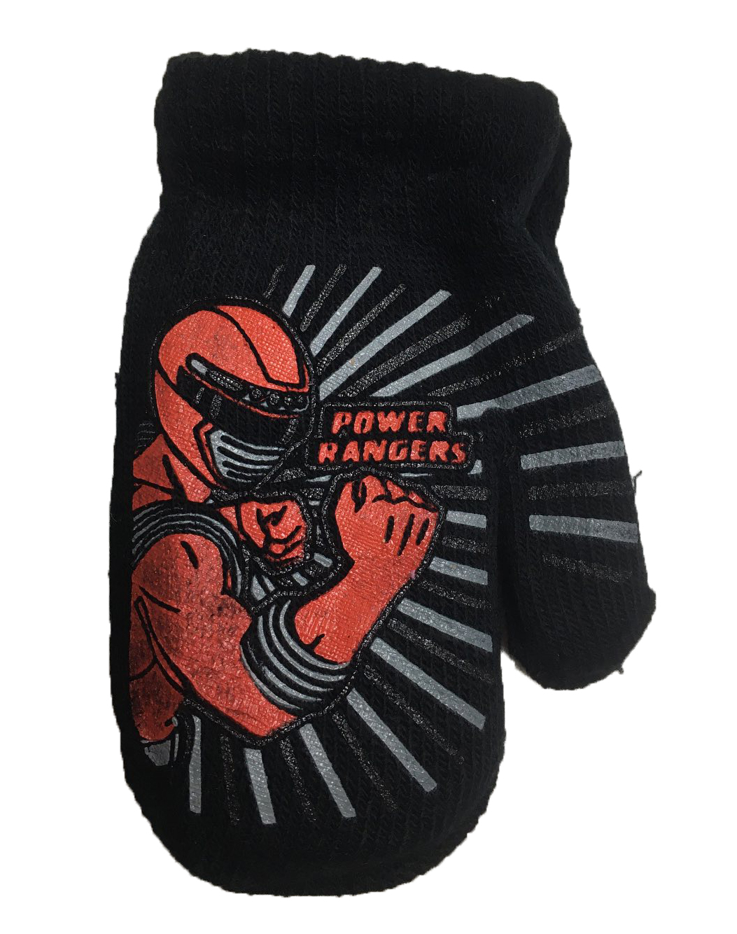 

Варежки Gloves начес 98-104 см Черный + Красный N111
