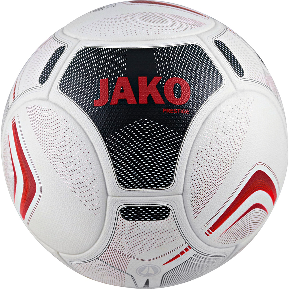 

Мяч футбольный Jako Fifa Prestige Qulity Pro Уни (2344-00) №5 White-Black-Burgundy (4059562325003)