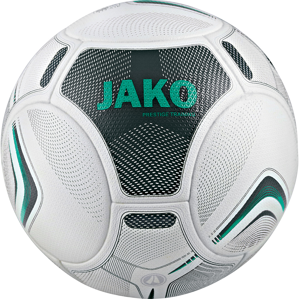 

Мяч футбольный Jako Training ball Prestige Уни (2345-24) №5 White-Black-Green (4059562324846)