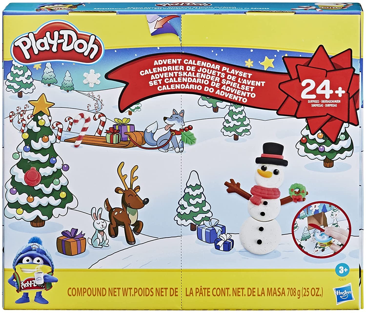 

Игровой набор пластелина Play-Doh Advent Calendar Рождественский Адвент календарь (F2377)