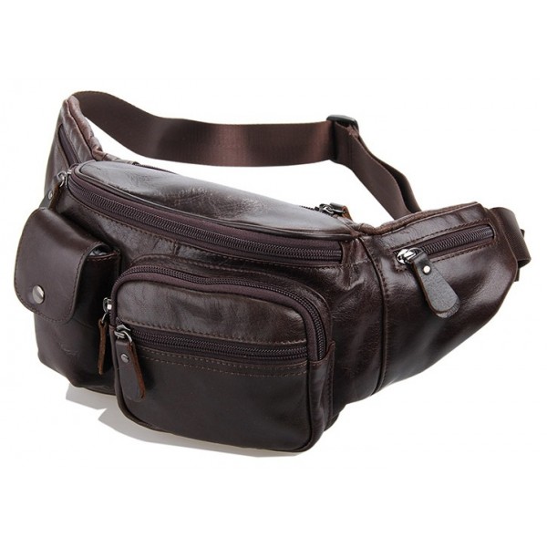 

Поясная сумка Vintage 14431 кожа Коричневая