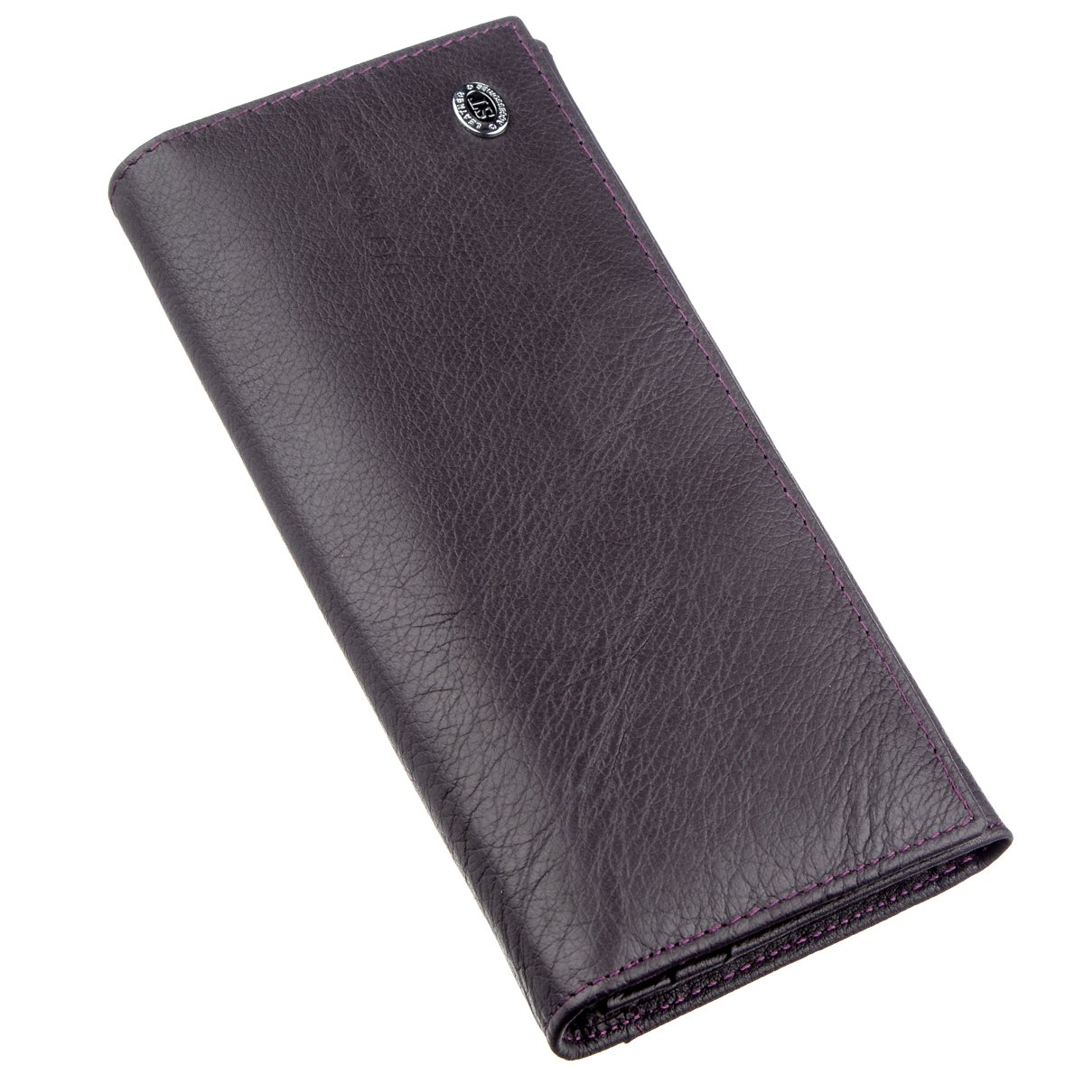 

Кошелек для женщин на кнопке ST Leather 18898 Фиолетовый
