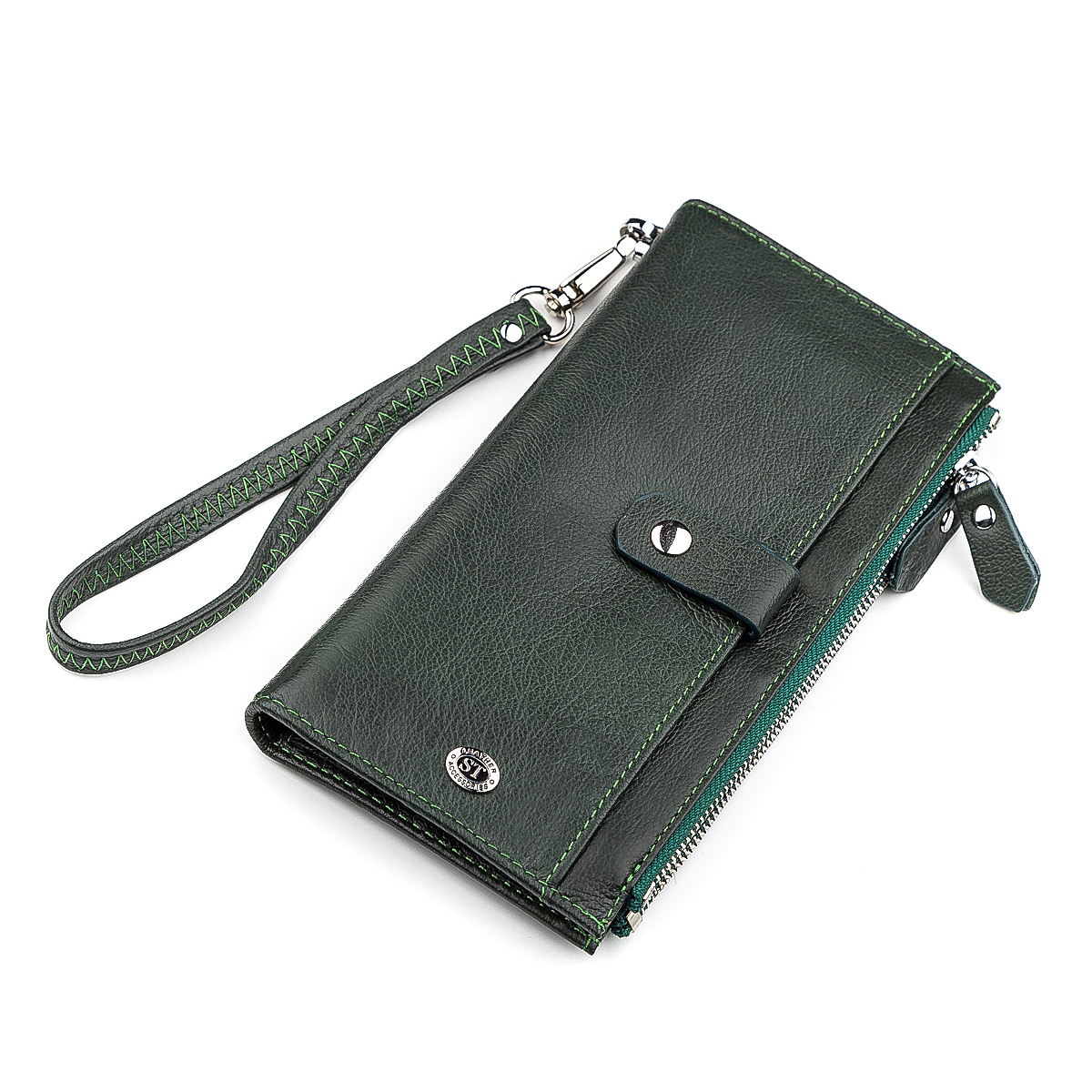 

Кошелек женский ST Leather 18380 кожаный Зеленый