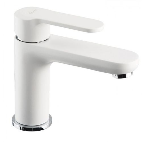 

Смеситель для раковины Emmevi Nefer BIO77003TC литой излив, белый