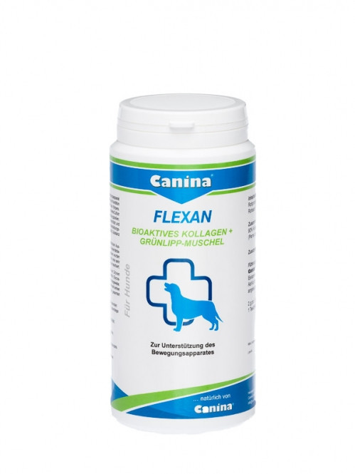 

Кормовая добавка Canina Flexan для собак, укрепление костей и суставов, 150 г