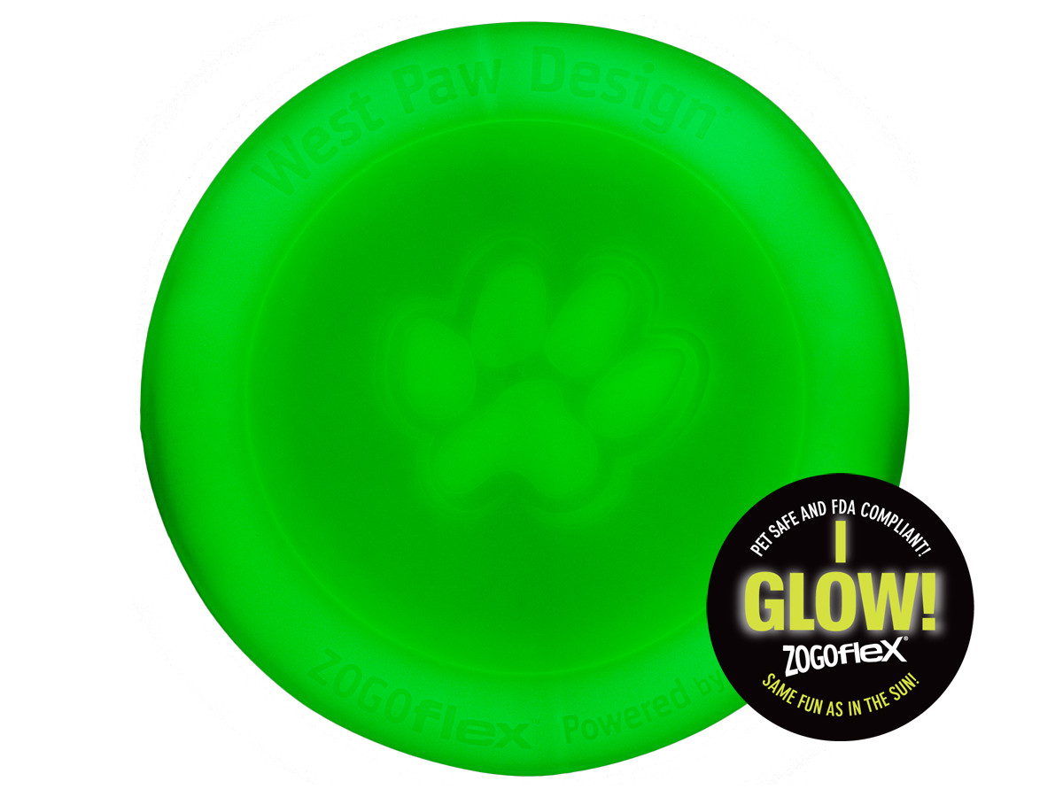 

Игрушка-фрисби для собак West Paw Zisc Flying Disc S (17 см) Светится