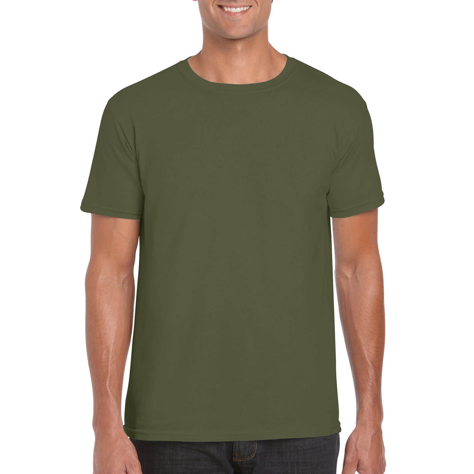 

Футболка SoftStyle 153 хакі TP-64000-5615C, Футболка SoftStyle 153 хакі TP-64000-5615C-2XL