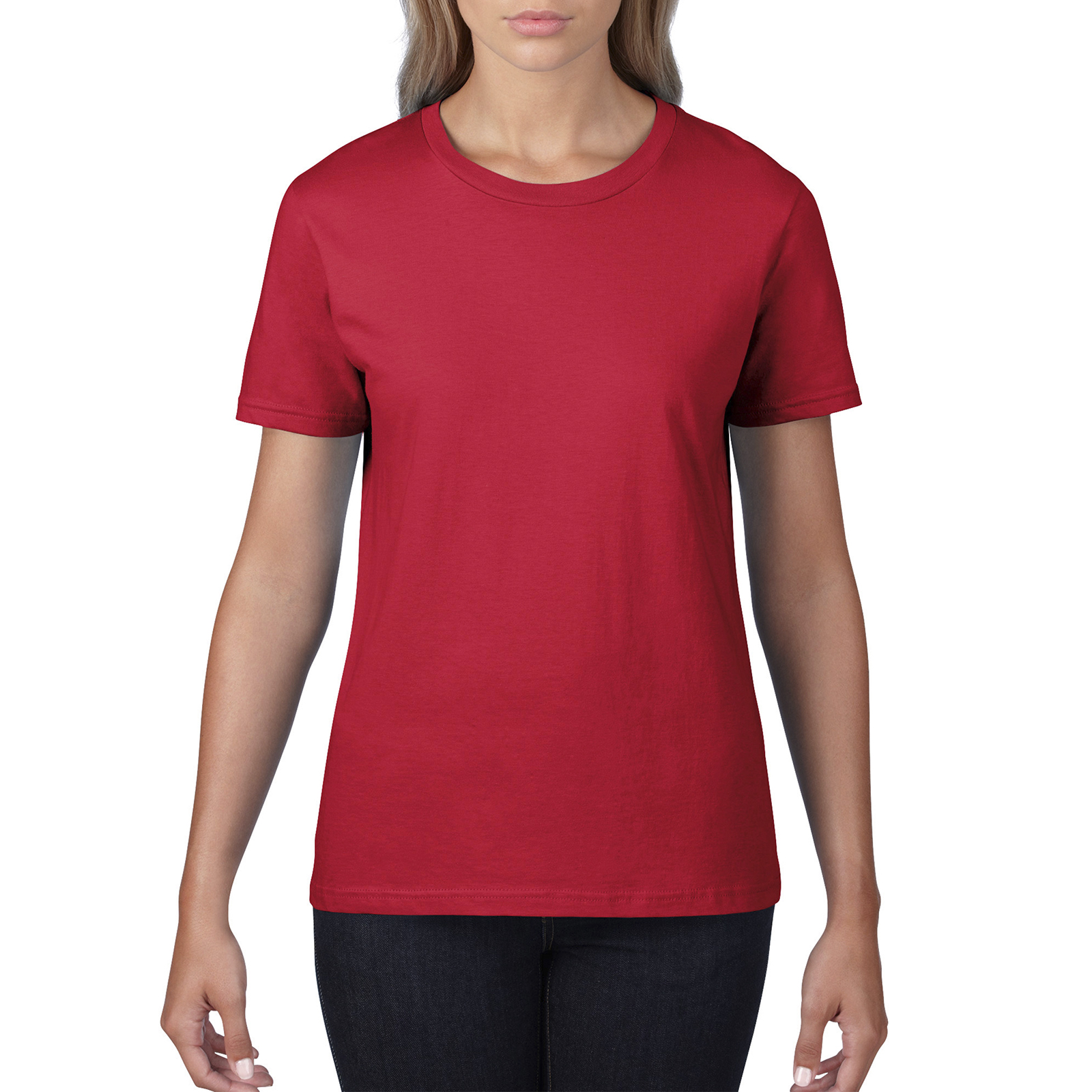 

Футболка жіноча Premium Cotton 185 Червона TP-4100L-199C, Футболка жіноча Premium Cotton 185 Червона TP-4100L-199C-S