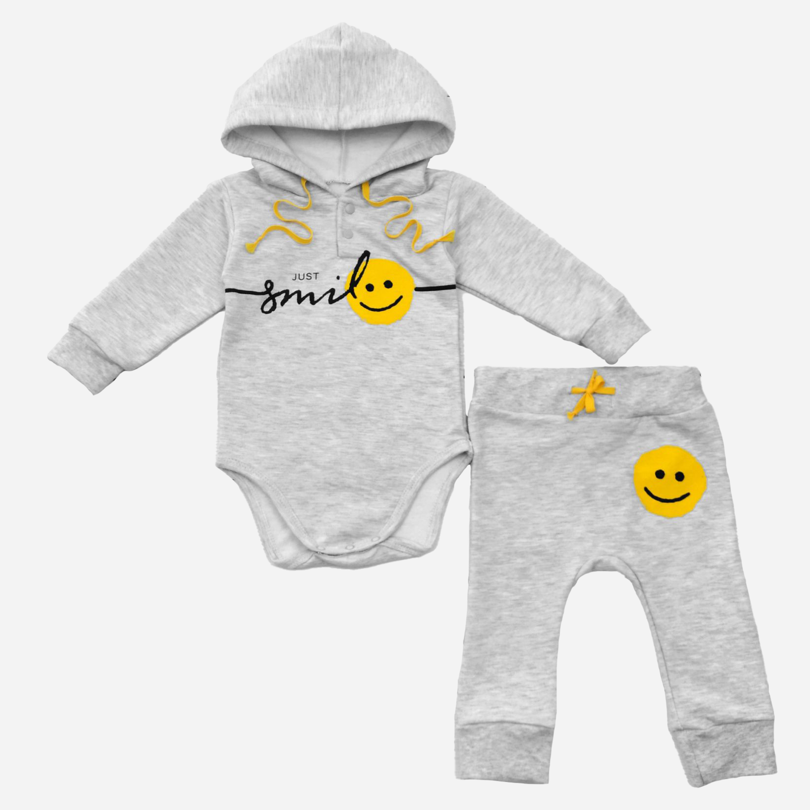 

Костюм (боди + штаны) Dexters Smile d346ср-см 86 см Серый
