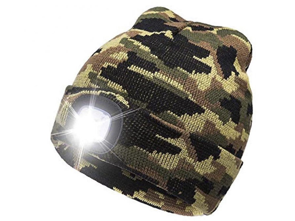 

Шапка Bonnet С фонариком Зелено черная (1006-501-10)