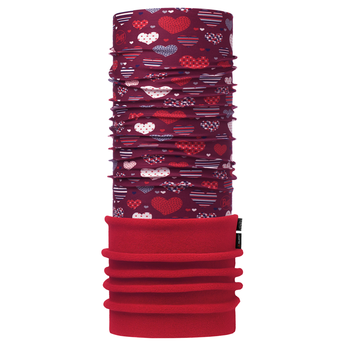 

Детский зимний бафф Buff Child Polar Hearty maroon / samba (BU 115489.632.10.00)