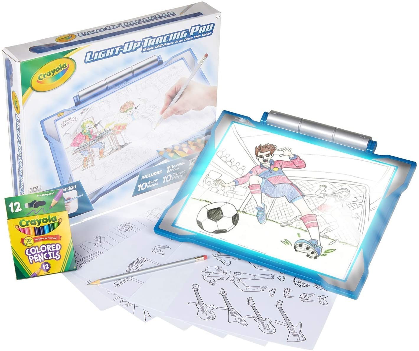 

Планшет с подсветкой Crayola Light Up Tracing Pad Blue для рисования и копирования (04-0907)