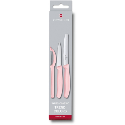 

Набор ножей Victorinox SwissClassic Paring Set 3 шт Universal Pink (6.7116.31L52)