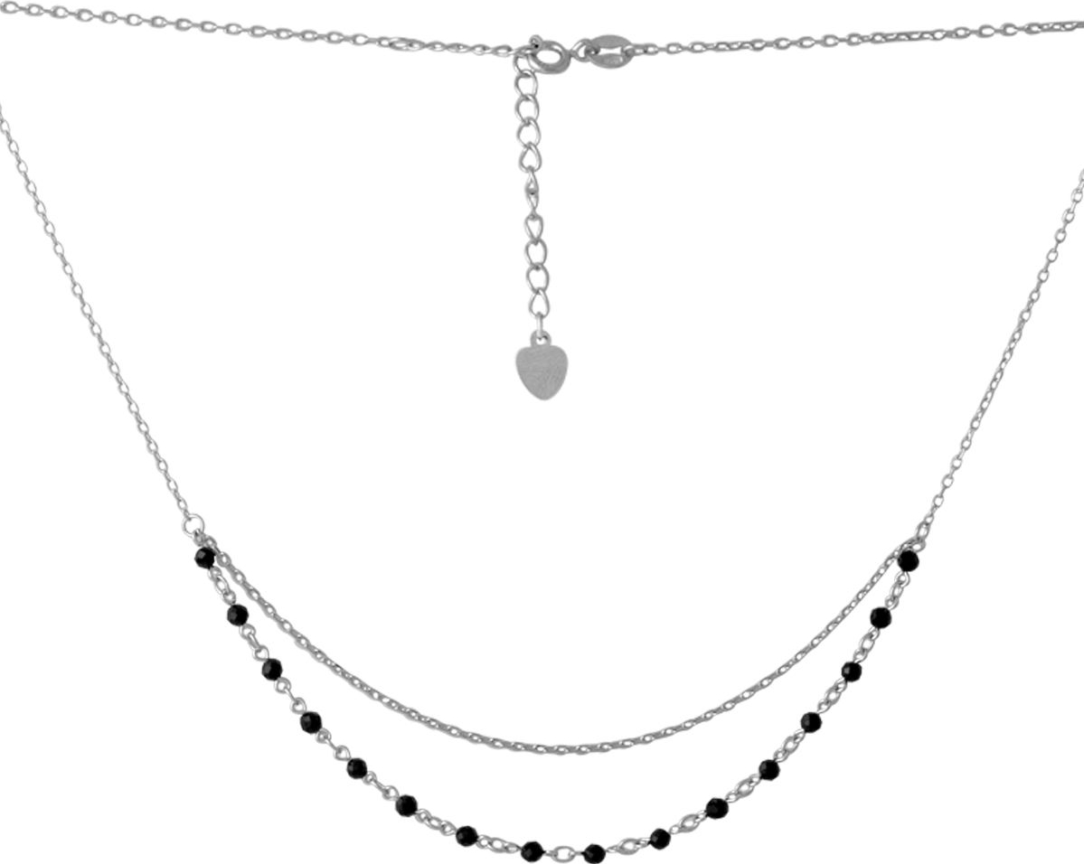

Серебряное колье SilverBreeze с натуральным шпинелью 2068136 450500 размер, 450-500мм размер