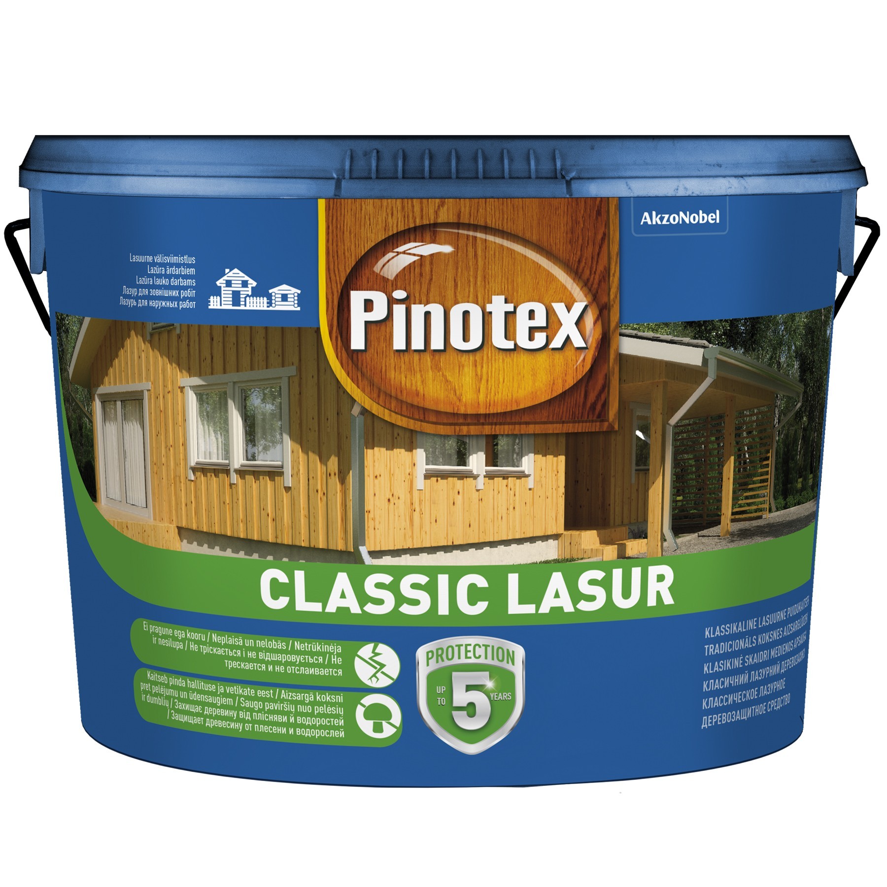 

Защитно-декоративное средство для древесины PINOTEX CLASSIC LASUR орех 10 л.