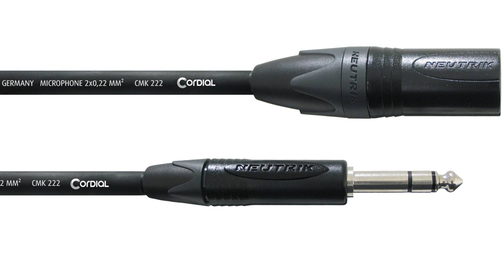 

Балансный аудио кабель Jack 6.3 — XLR Male 2.5м Cordial CPM 2,5 MV