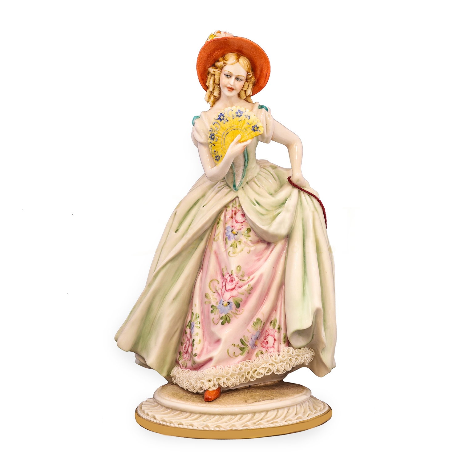 

Статуэтка SoloVIP Дама с веером фарфор