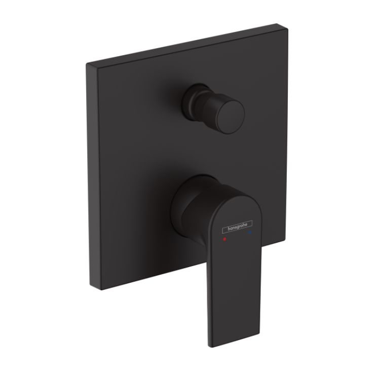 

Смеситель для ванны/душа Hansgrohe Shape скрытого монтажа, внешняя часть, черный матовый (71468670)