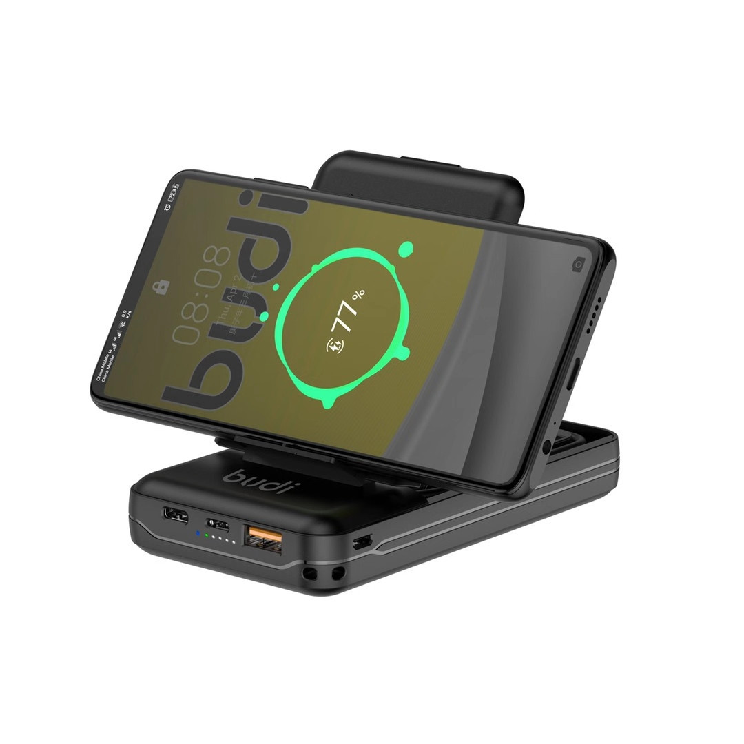 

Повербанк Budi 515Q BLK беспроводной 10000mAh