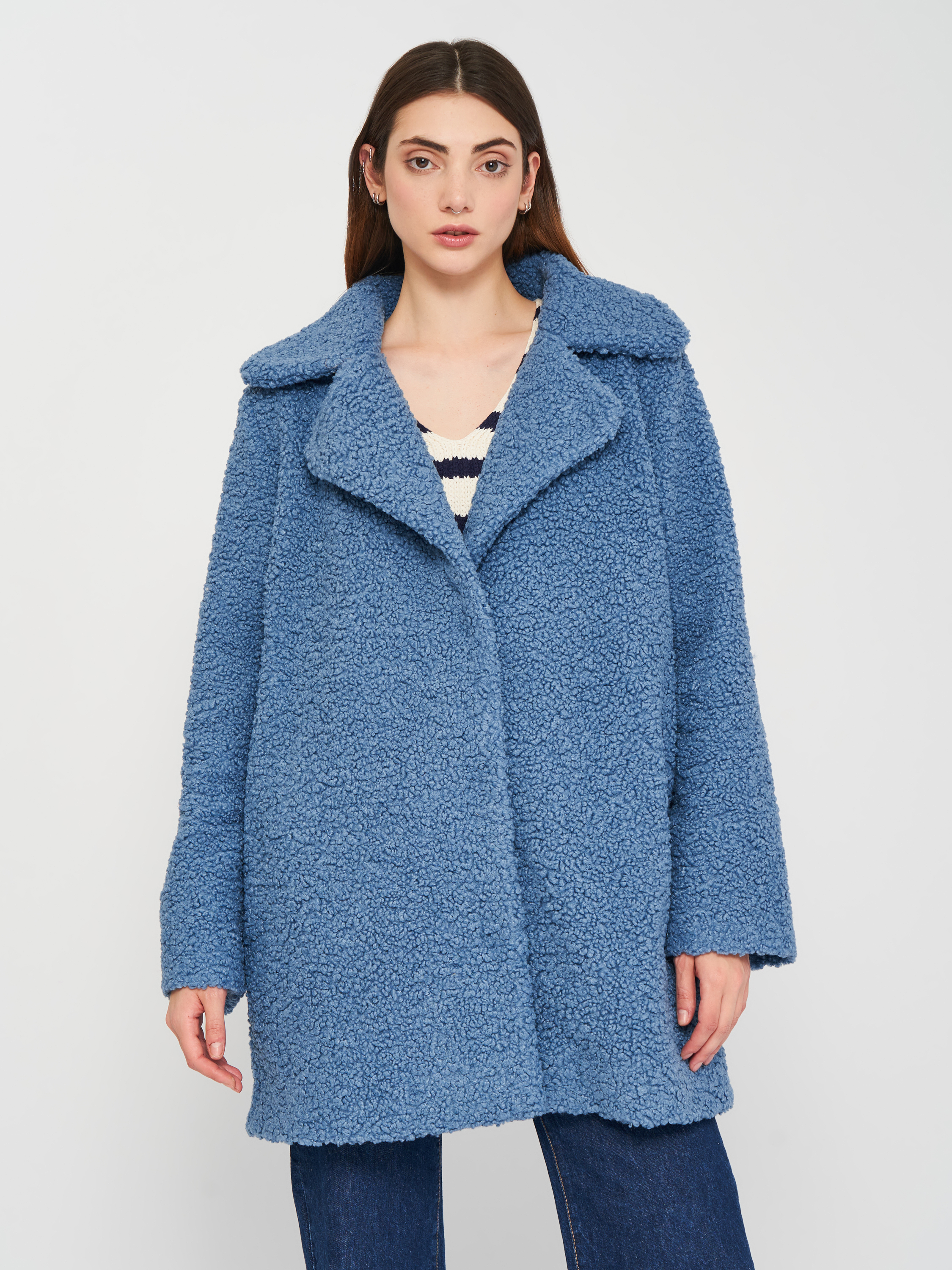 

Пальто ISSA PLUS 12984  Синее, Пальто ISSA PLUS 12984 L Синее