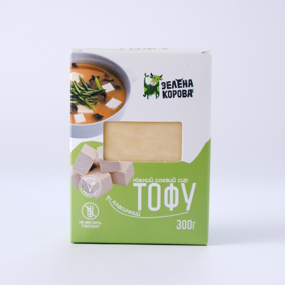 Купить Сыр тофу классический Зелена Корова 300г от продавца: Healthy ...