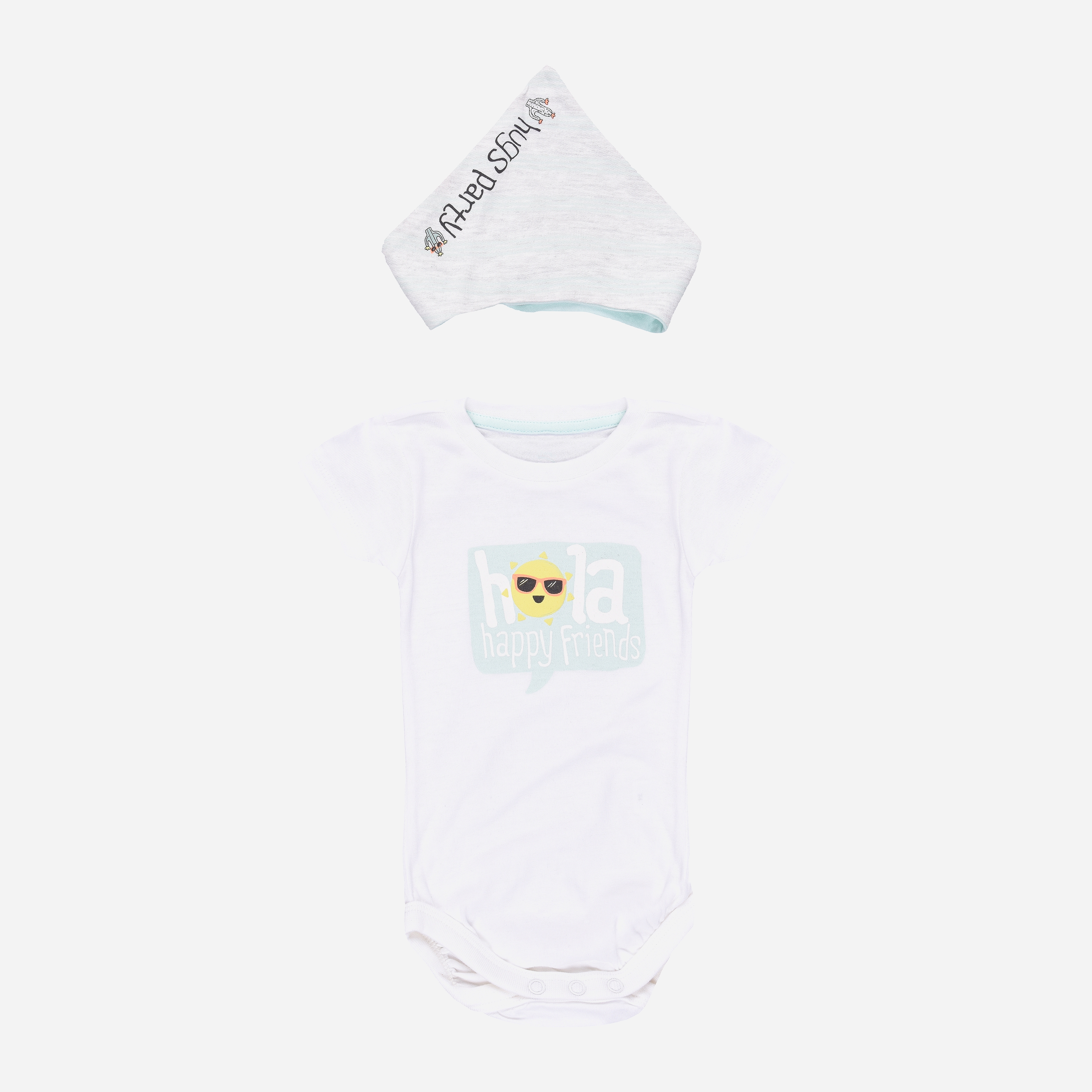 

Костюм (боди + косынка) C&A ca03200068 74 см Белый