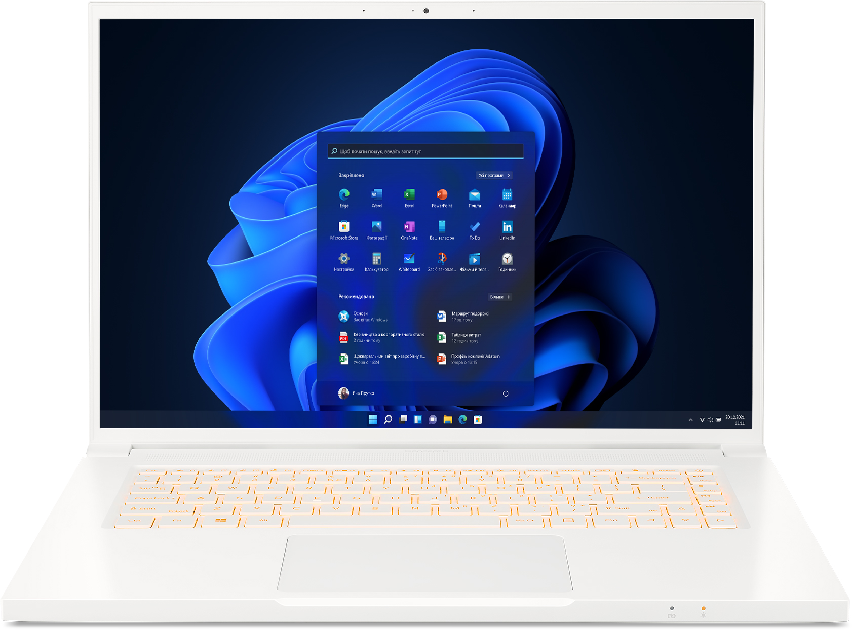 

Ноутбук Acer ConceptD 3 CN316-73G-757Z (NX.C6TEU.004) White