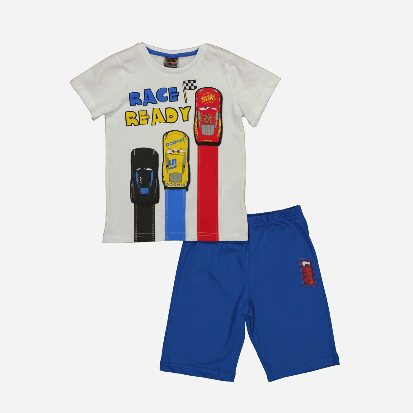 

Костюм (футболка + шорты) Cimpa Cars 3 CR17588 98 см Бело-синий
