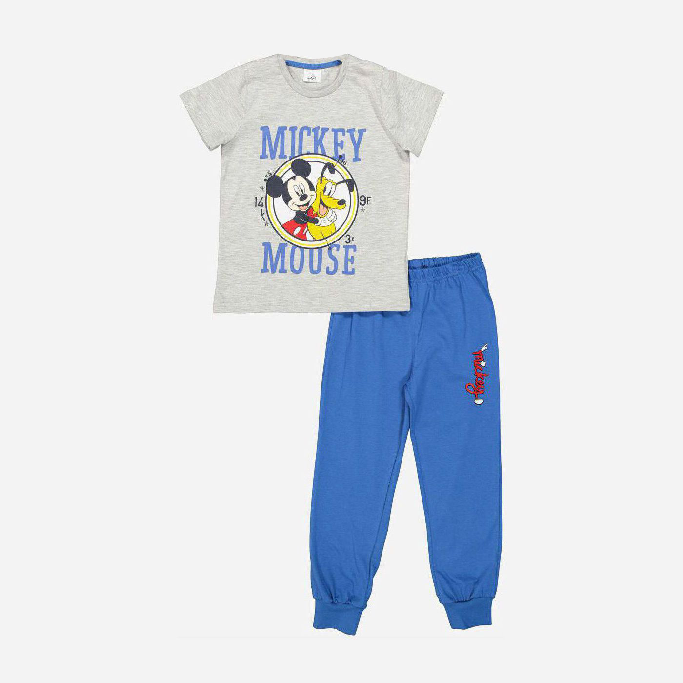 

Костюм (футболка + штаны) Disney Mickey Mouse MC18071 98 см Серо-синий