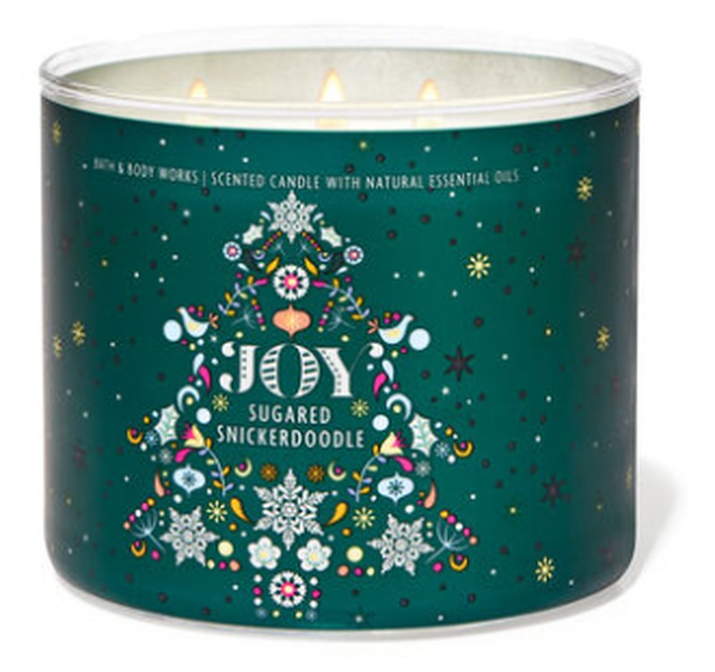 

Свеча ароматизированная Bath and Body Works JOY SUGARED SNICKERDOODLE 3-Wick Candle 411 г