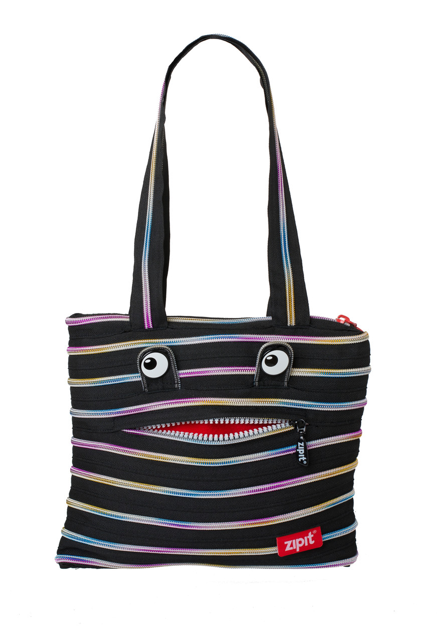 

Сумка Zipit Monsters Tote / Beach Black & Rainbow Teeth (ZBZM-1)