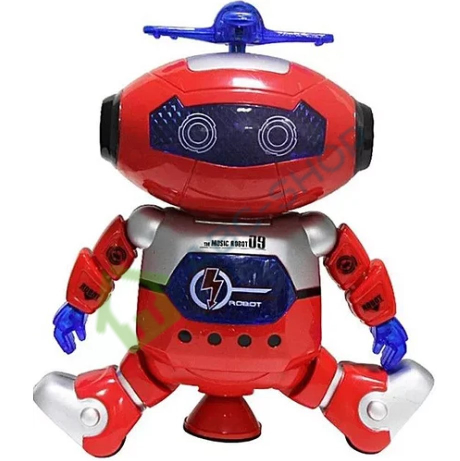 

Танцюючий робот Dancing Robot 360 STURN SPIN Червоний Робот танцюрист (327865)