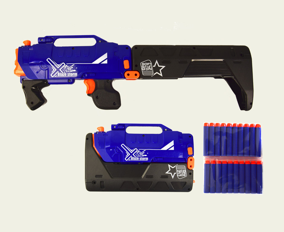 

Детский бластер на поролоновых пулях ZC7102, 20 пуль в наборе