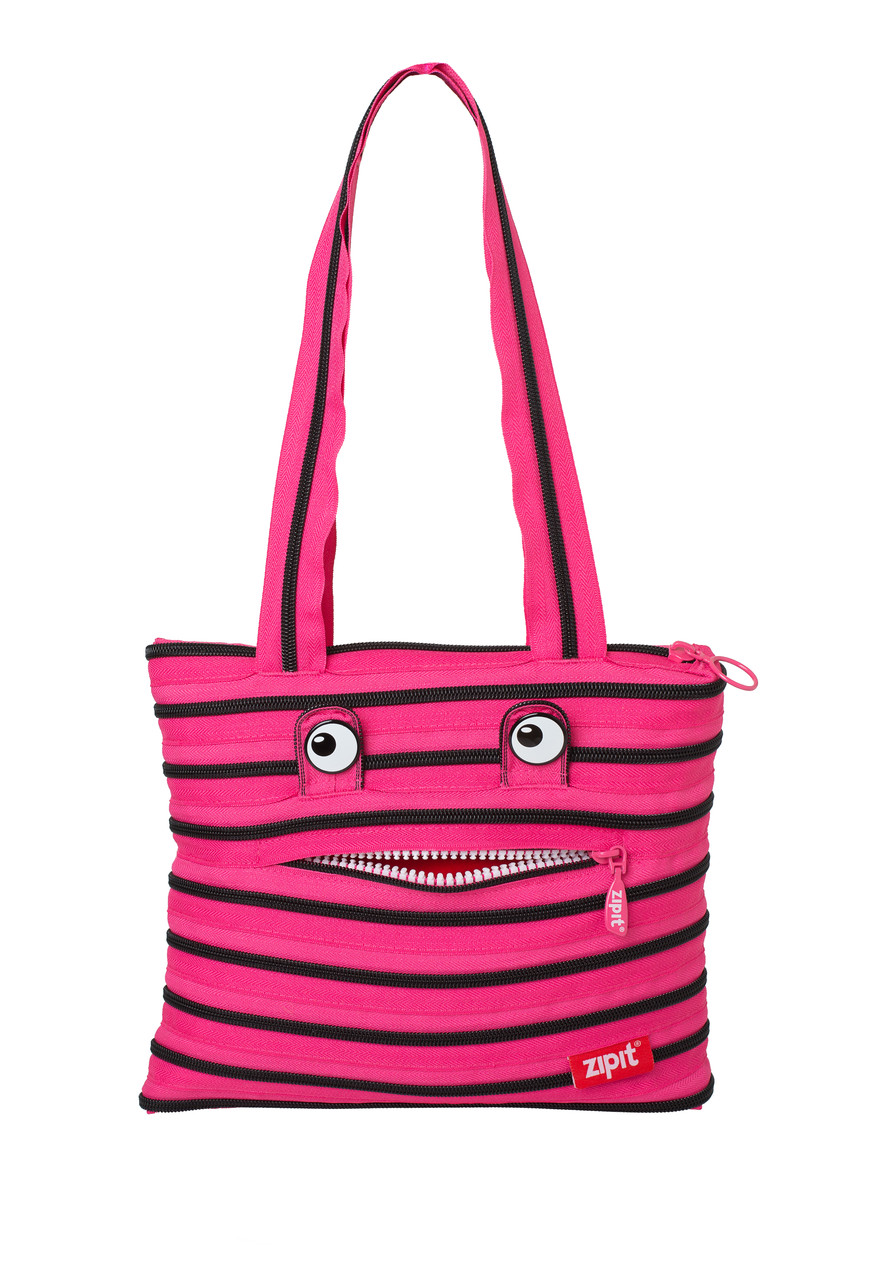 

Сумка Zipit Monsters Tote / Beach Pink Begonia & Black Teeth (ZBZM-2)