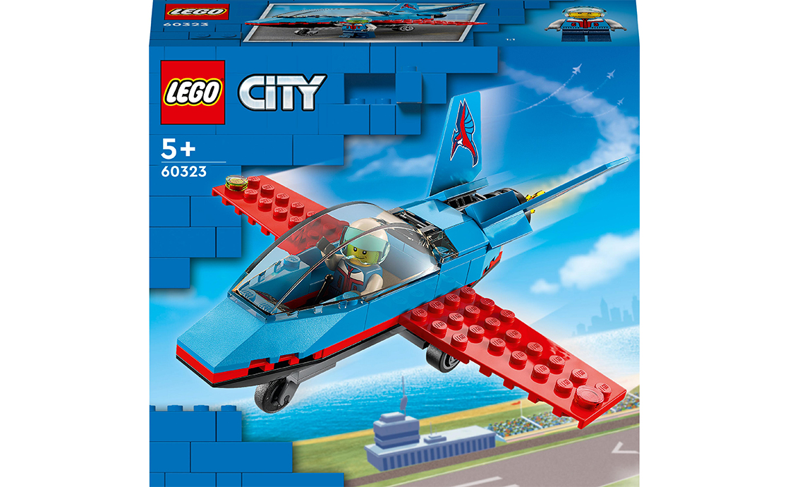 

Конструктор LEGO Каскадерський літак 59 деталей (60323)