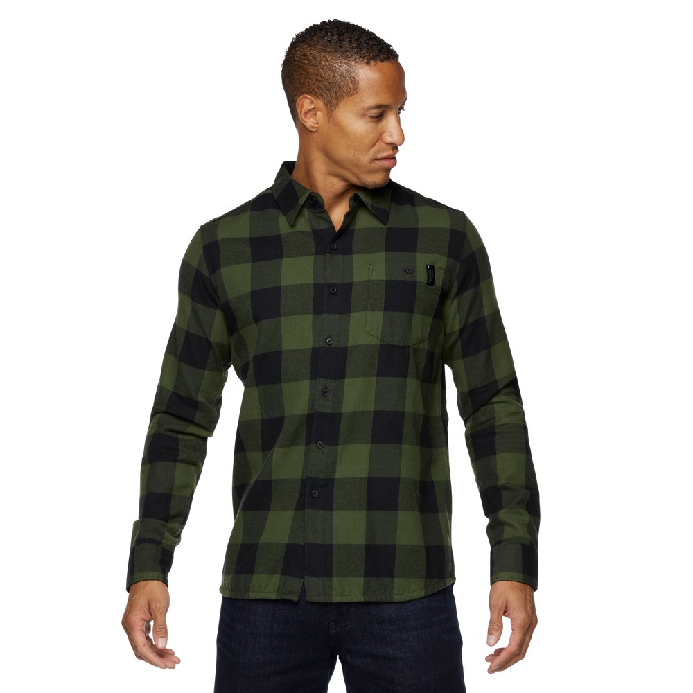 

Рубашка Black Diamond Zodiac LS Flannel Shirt  Черный-Зеленый, Рубашка Black Diamond Zodiac LS Flannel Shirt M Черный-Зеленый