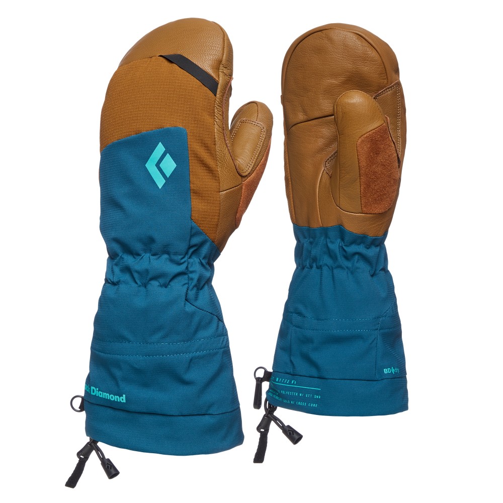 

Варежки женские Black Diamond Mercury Mitts S Коричневый-Синий