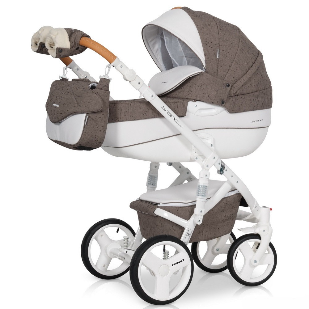 

Коляска 2 в 1 Riko Brano Luxe 01 Mocca