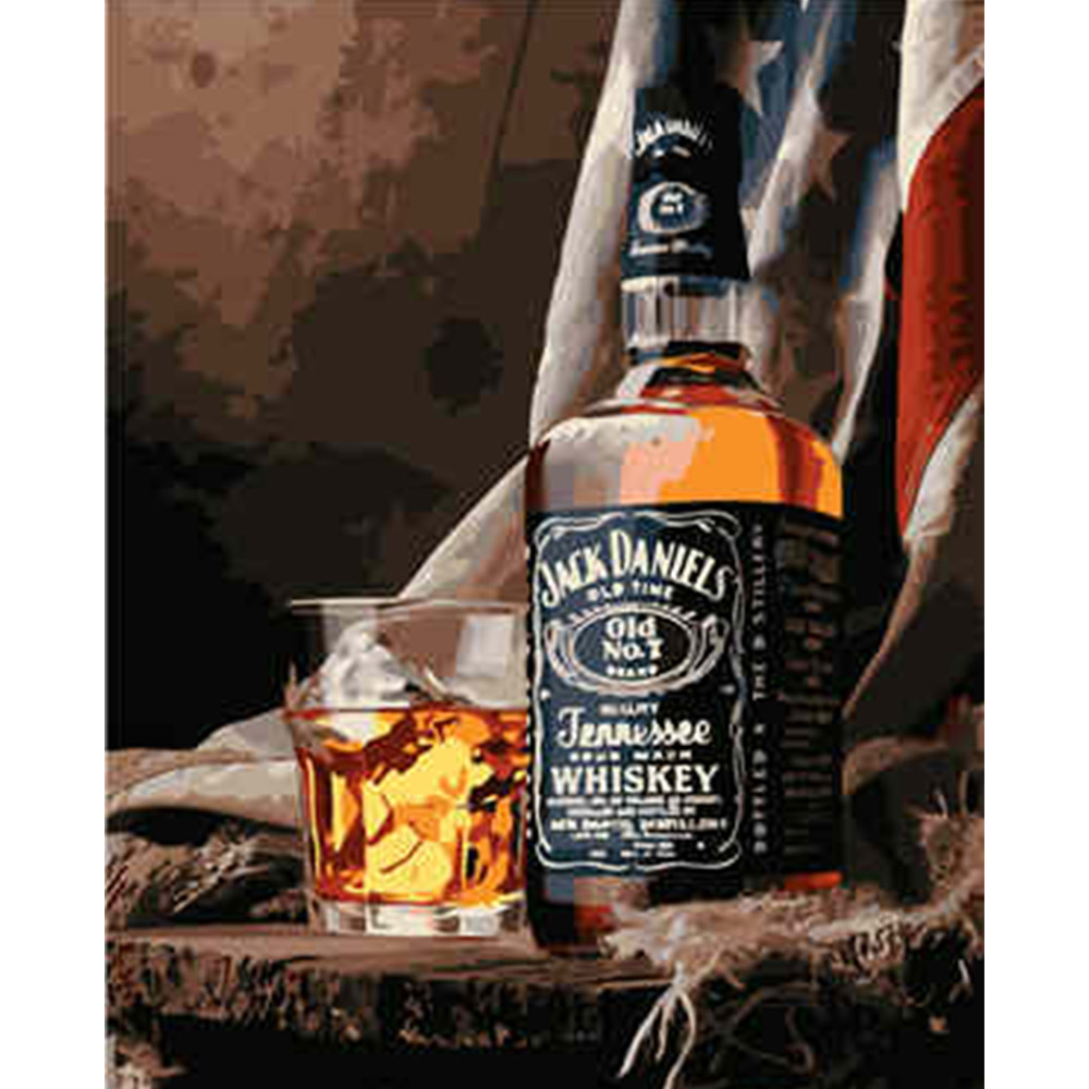 

Картина по номерам Jack Daniels, 40х50 см