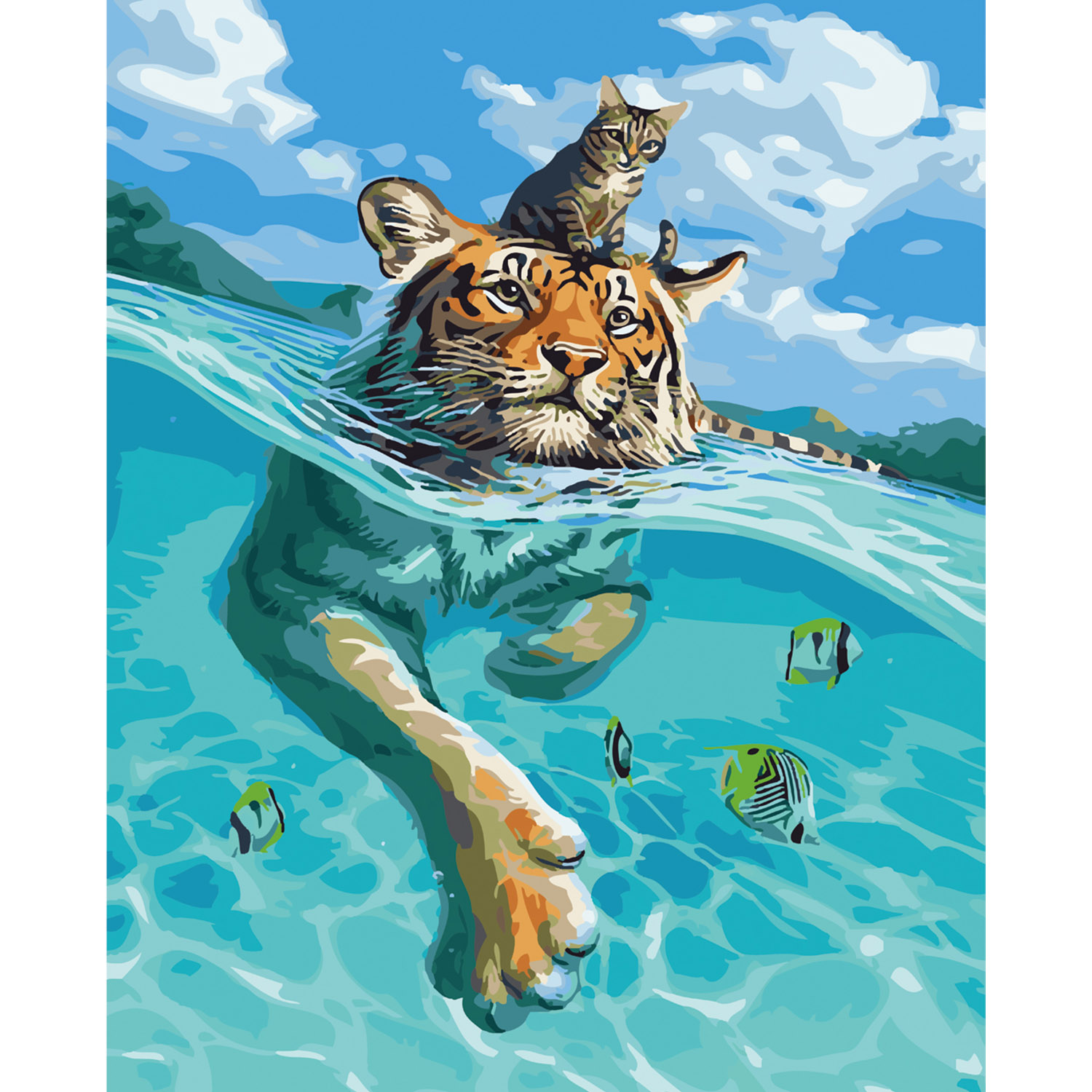 

Картина по номерам Дружба и доверие, 40х50 см