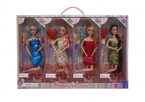 

Іграшка №DX595 Лялька "Beautiul Girls" (32.5*12*5)см в уп.4шт (160/4)