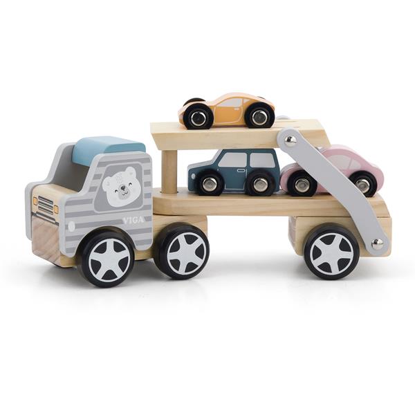 

Деревянная игрушечная машинка Viga Toys PolarB Автовоз (44014)