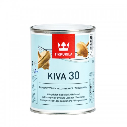 

Полуматовый лак для мебели Kiva 30 Tikkurila (банка 0,9 л)