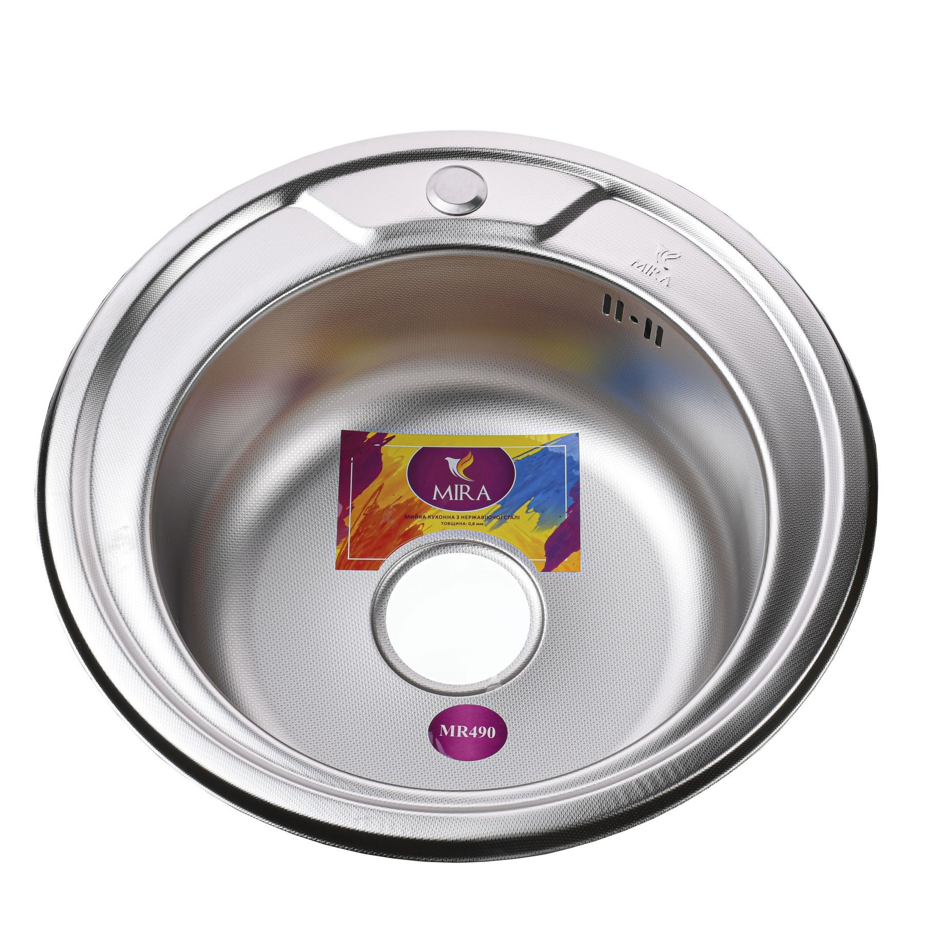 

Мойка кухонная Mira MR 490 D Decor 0.6