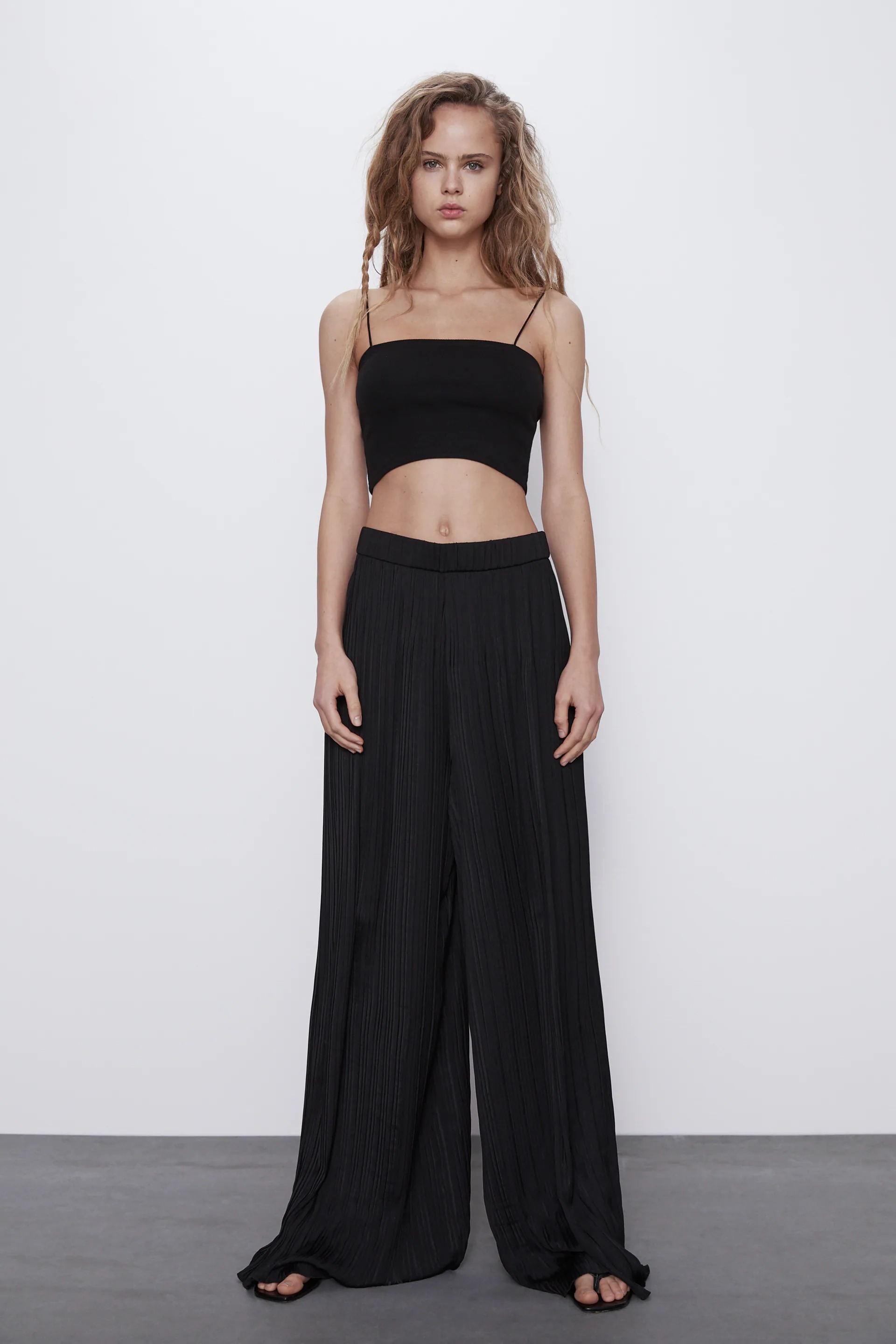 

Брюки Zara  черный 7102178800, Брюки Zara XS черный 7102178800