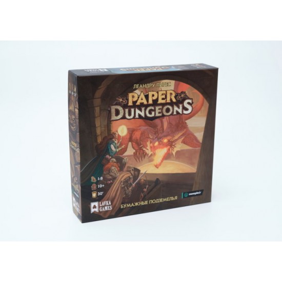 

Настільна гра Lavka Games Паперові Підземелля (Paper Dungeons: A Dungeon Scrawler Game) RU