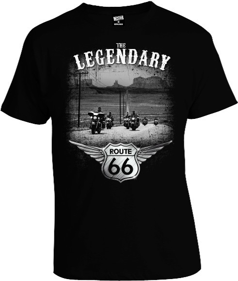 

Футболка Legendary Route 66 Black Best4U Черный XXXL