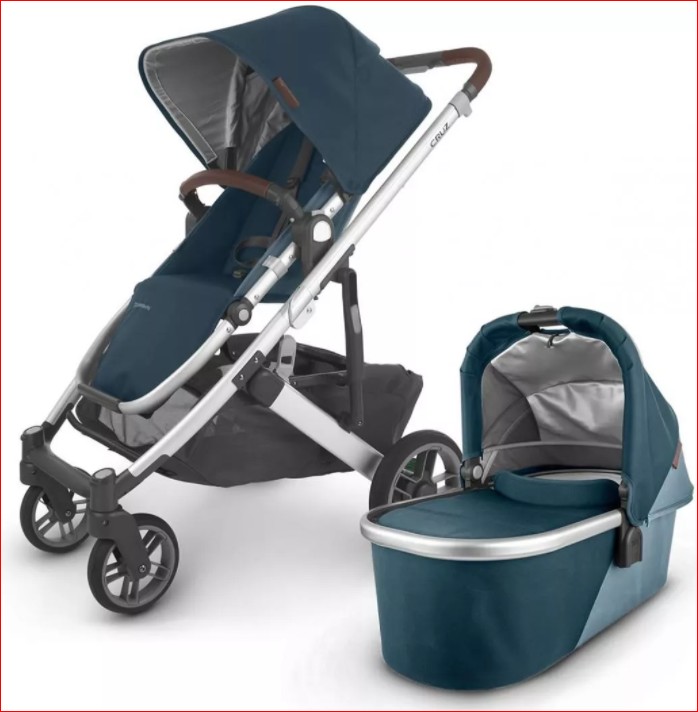 

Универсальная коляска 2 в 1 UPPAbaby CRUZ 2 FINN (лазурно-синий/серебристая рама/коричневая кожа)
