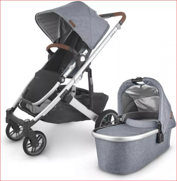 

Универсальная коляска 2 в 1 UPPAbaby CRUZ 2 GREGORY (голубой меланж/серебристая рама/рыжая кожа)