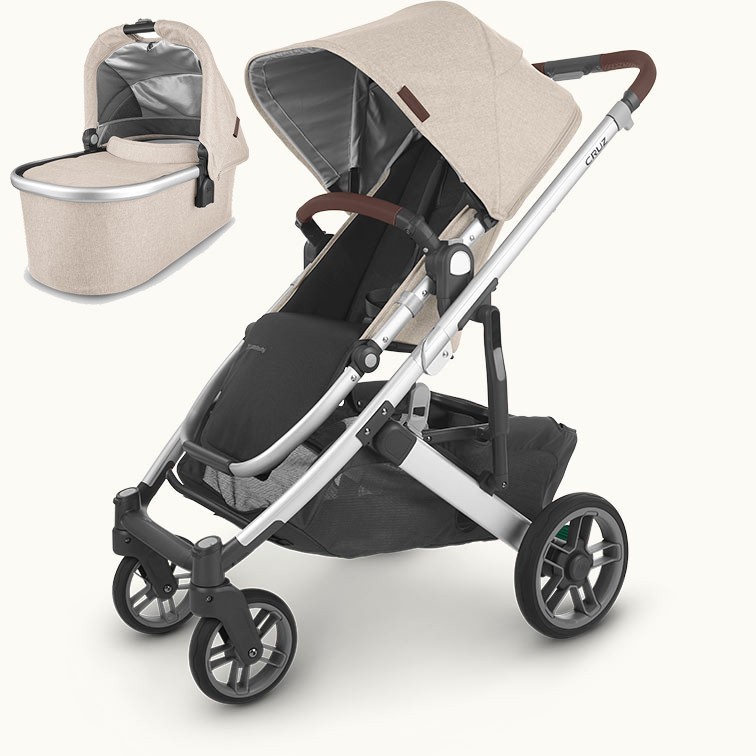 

Универсальная коляска 2 в 1 UPPAbaby CRUZ 2 DECLAN (бежевый шафран/серебристая рама/коричневая кожа)